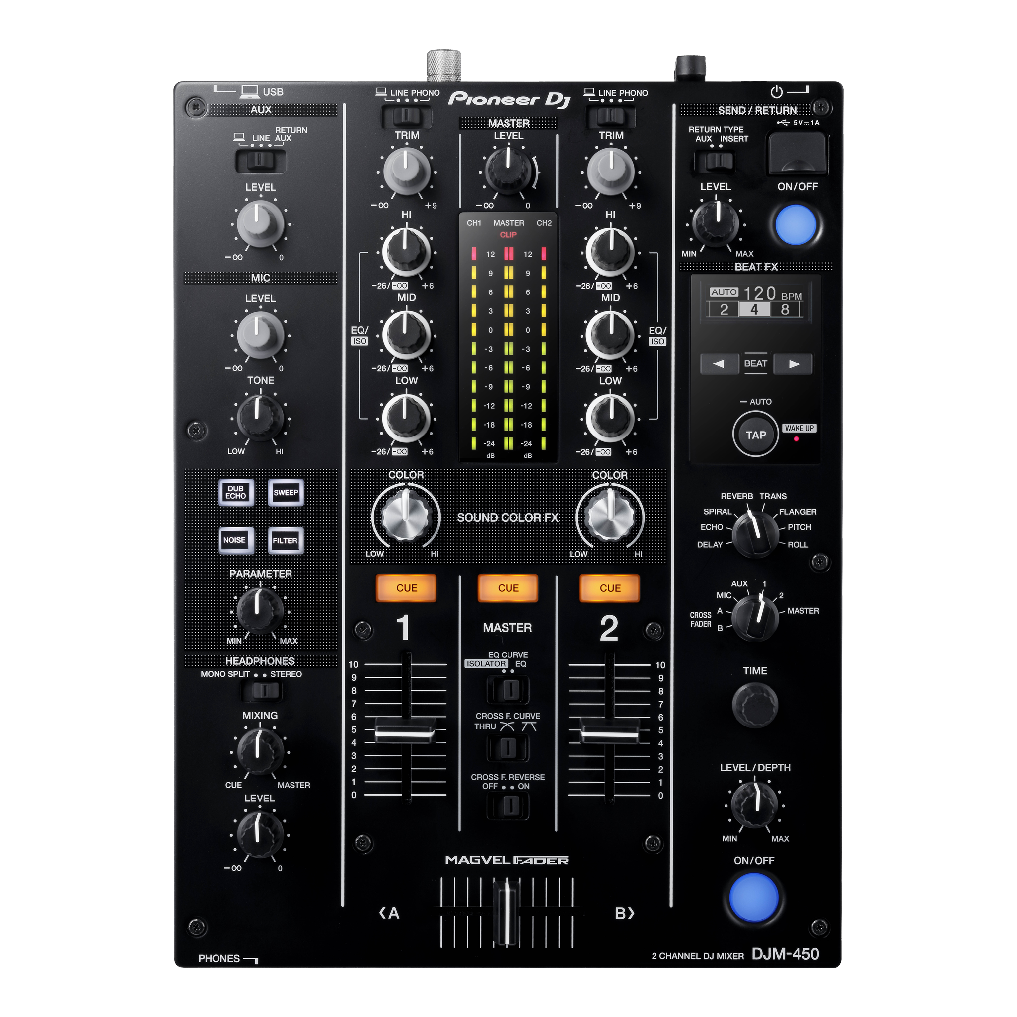 美品 Pioneer DJ DJM-450 デッキセーバー付き DJM-450-top-2048x2048.png?v=