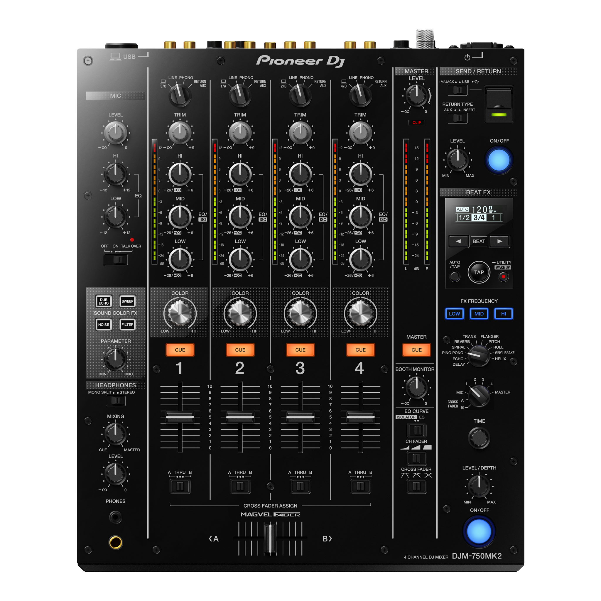 Pioneer DJ DJM-250MK2 DJミキサー ジャンク品 DJM-750MK2-top-2048x2048.png?v