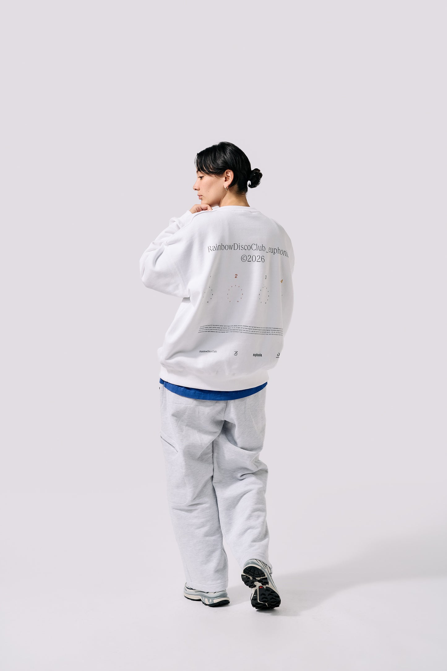 RDC × AlphaTheta euphonia Sweat | WHITE