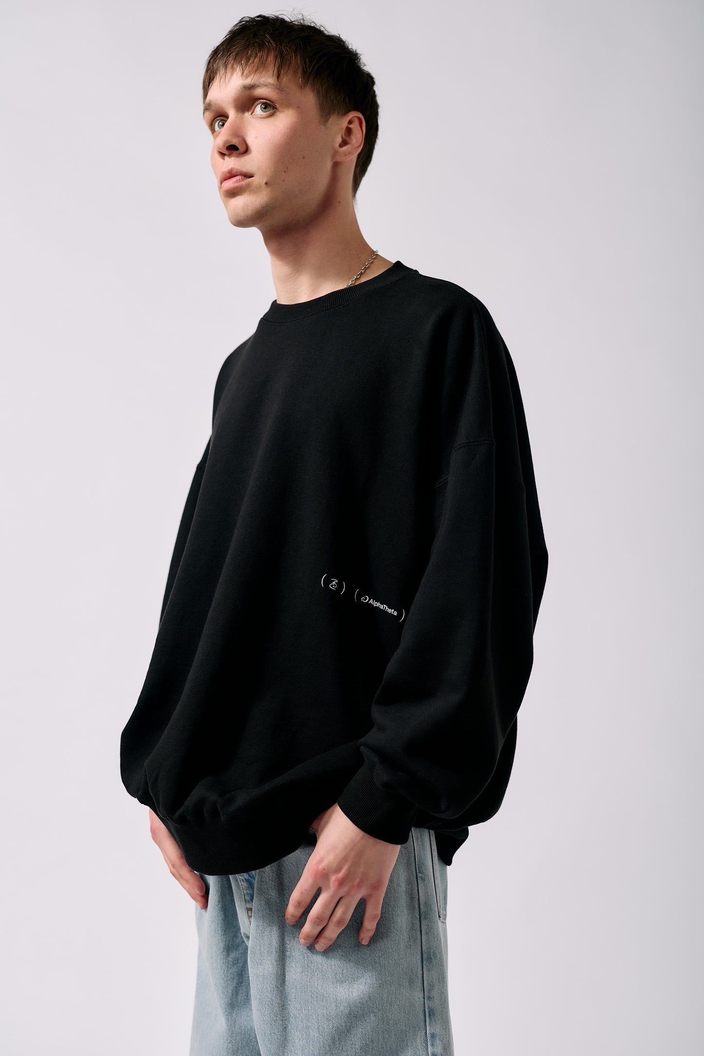 RDC × AlphaTheta euphonia Sweat | BLACK