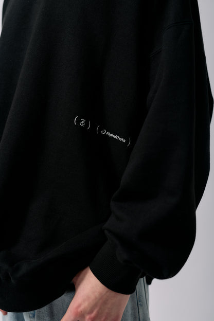 RDC × AlphaTheta euphonia Sweat | BLACK