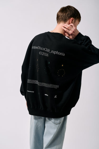 RDC × AlphaTheta euphonia Sweat | BLACK