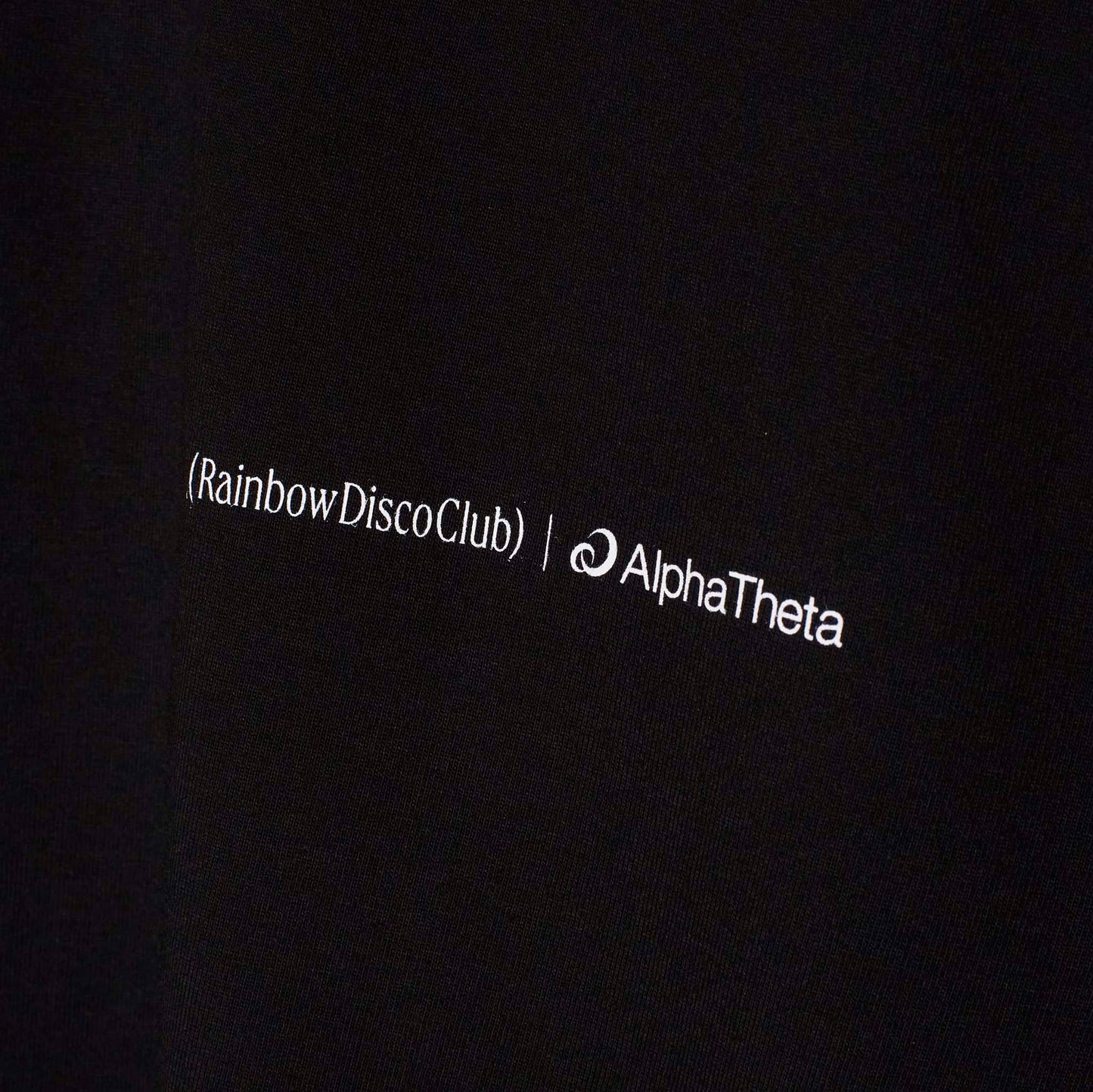 (XL）AlphaTheta x Rainbow Disco Club 2025コラボTシャツ