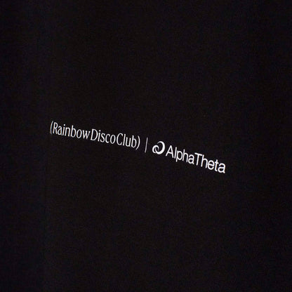 (XL）AlphaTheta x Rainbow Disco Club 2025コラボTシャツ