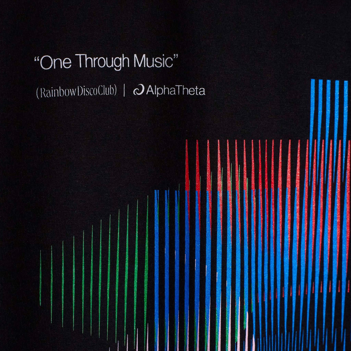 （kids）AlphaTheta x Rainbow Disco Club 2025コラボTシャツ
