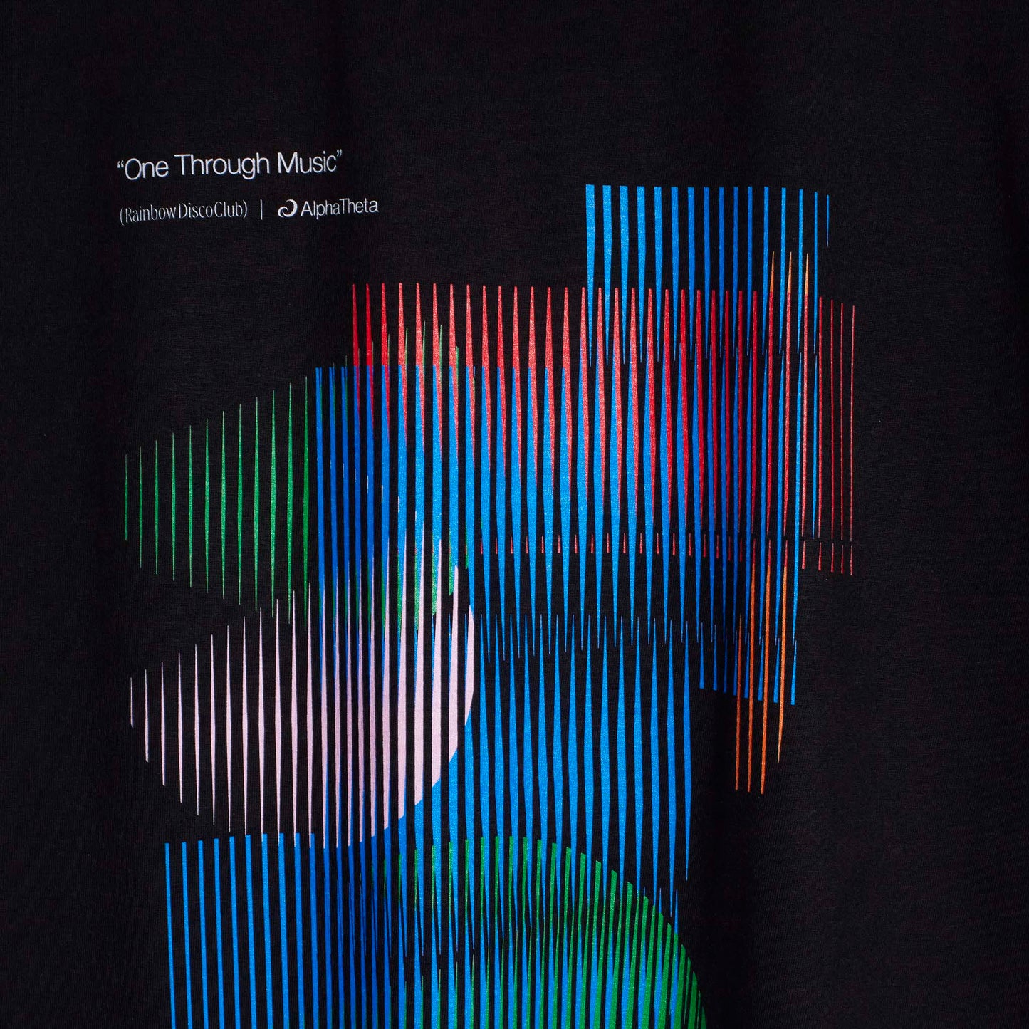 (XL）AlphaTheta x Rainbow Disco Club 2025コラボTシャツ