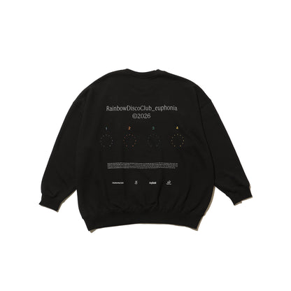 RDC × AlphaTheta euphonia Sweat | BLACK