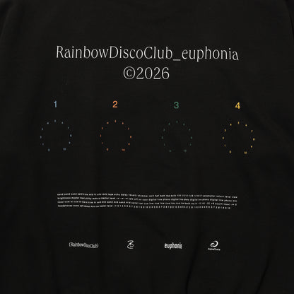 RDC × AlphaTheta euphonia Sweat | BLACK