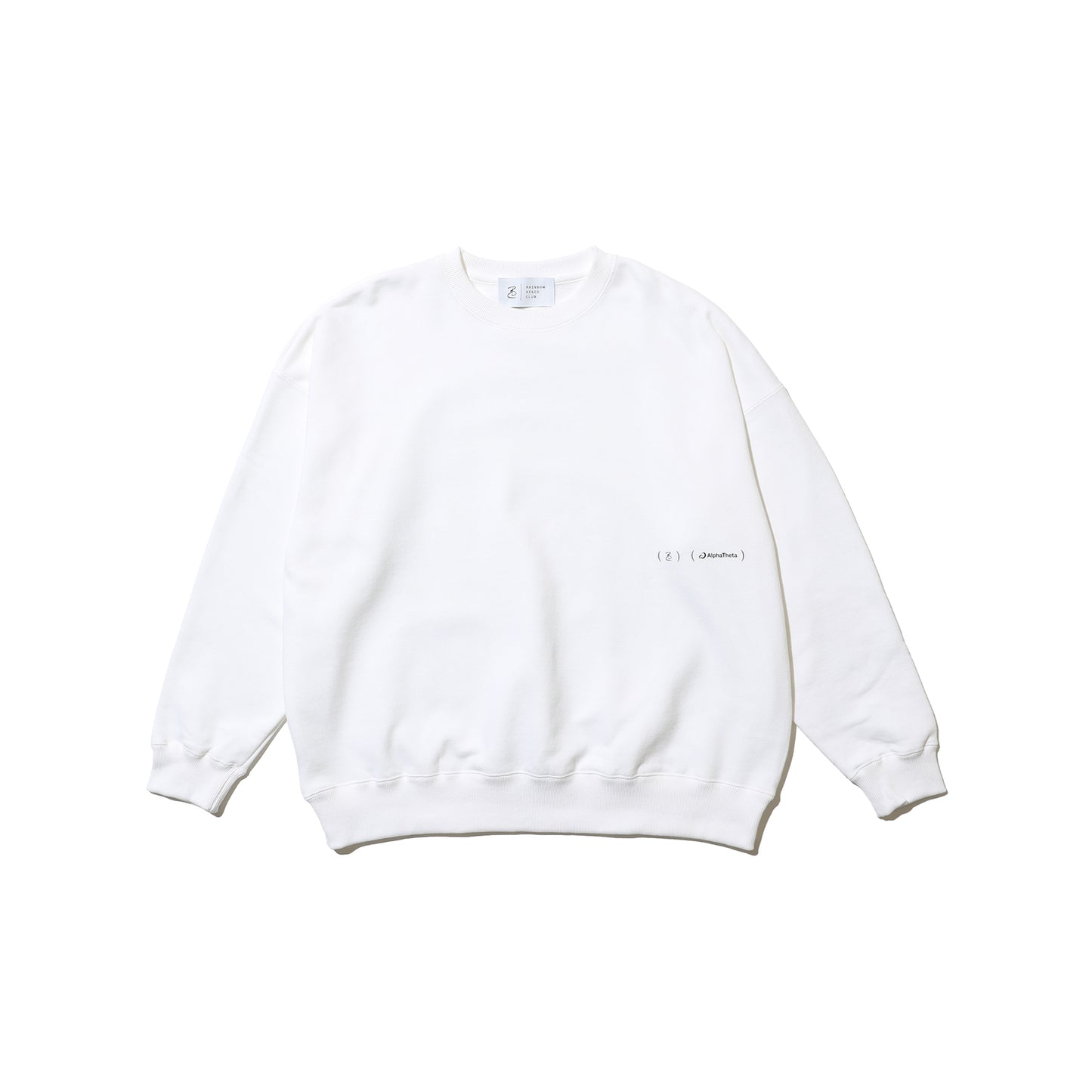 RDC × AlphaTheta euphonia Sweat | WHITE