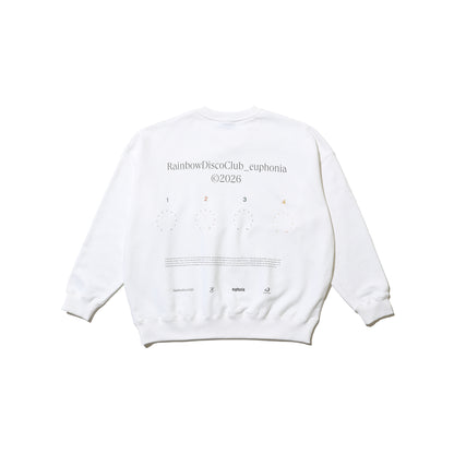 RDC × AlphaTheta euphonia Sweat | WHITE