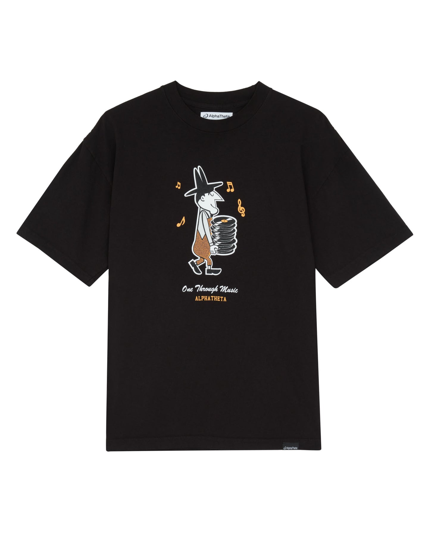 One Through Music Collection OTM Record Man Short Sleeve Tee