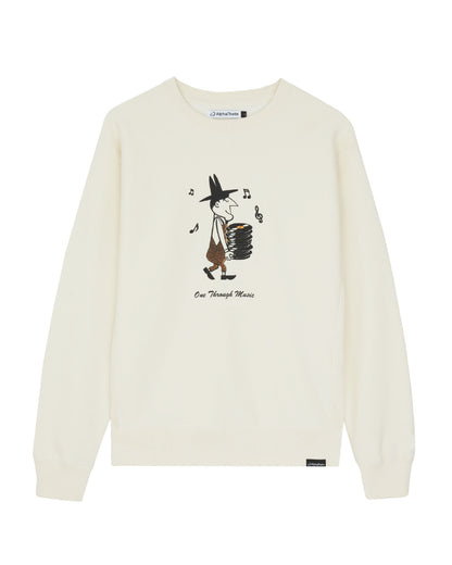 One Through Music Collection OTM Record Man Long Sleeve Crew