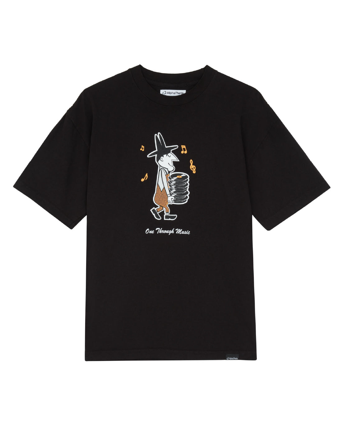 One Through Music Collection OTM Record Man Short Sleeve Tee