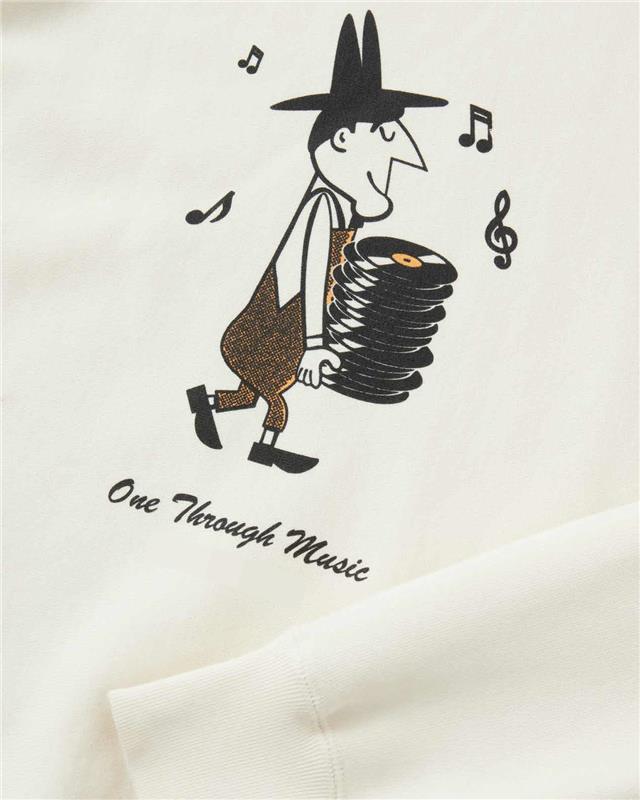 One Through Music Collection OTM Record Man Long Sleeve Crew